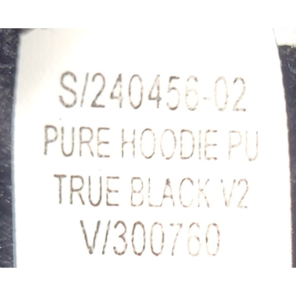 Gap Body Womens Large Black Hoodie Sweater Relaxed Fit High-Low Hem Mixed Knits - Picture 15 of 15